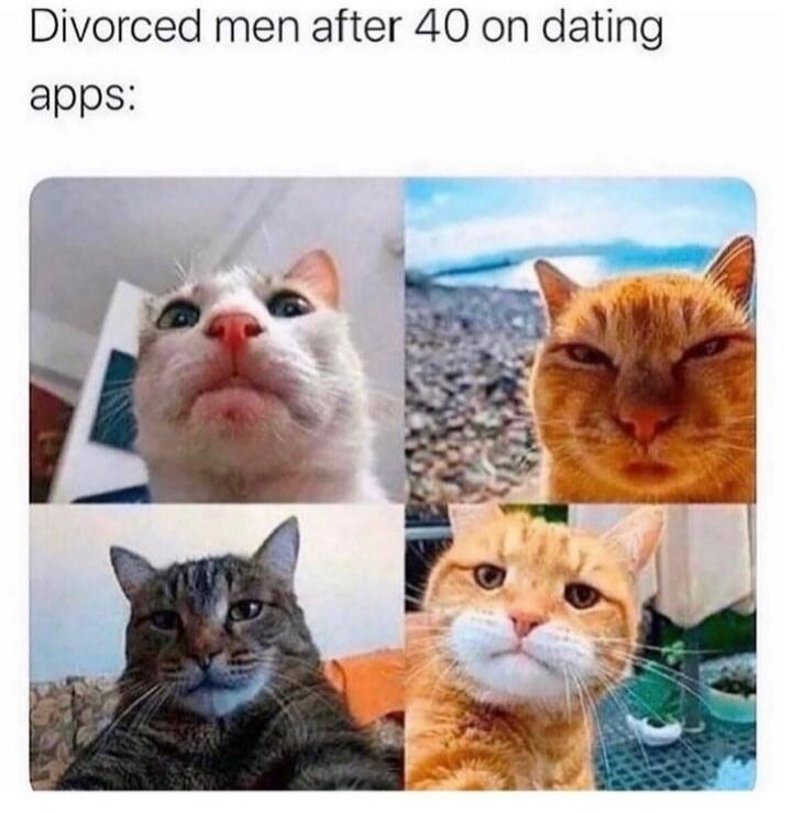 Divorced men after 40 on dating apps: