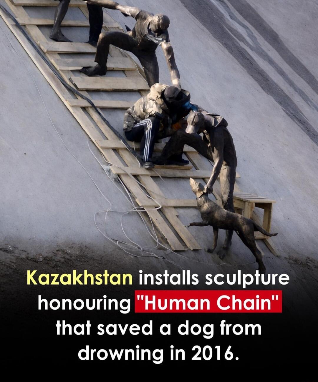 Kazakhstan installs sculpture honouring 