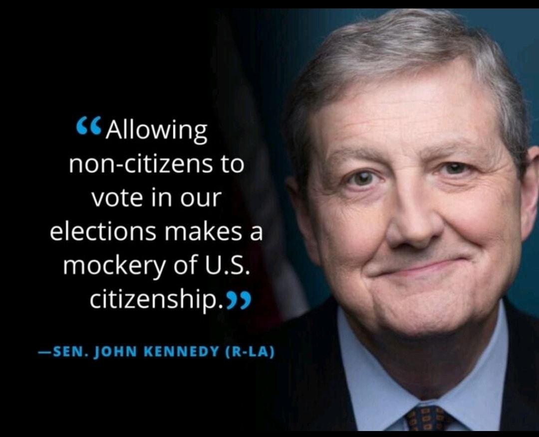 Allowing non citizens to vote in our elections makes a mockery of US citizenship