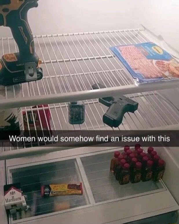 Women would somehow find an issue with this
