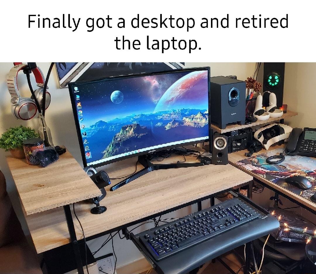 Finally got a desktop and retired the laptop