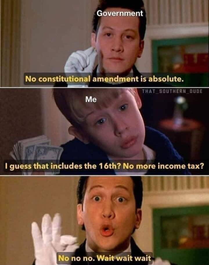 1 gliess that includes the 16th No more income tax no no WaitWait wait g