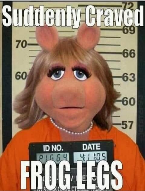 Suddenly Craved Frog Legs. ID NO. PIGGY DATE 4:1:05