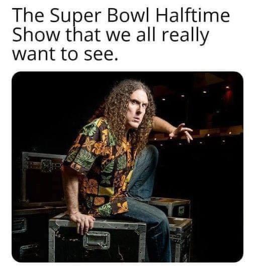 The Super Bowl Halftime Show that we all really want to see