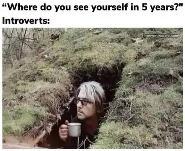 Where do you see yourself in 5 years? Introverts: