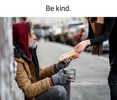 Be kind.