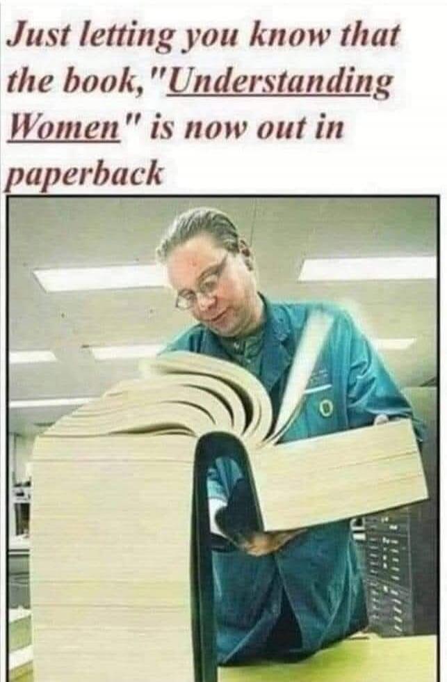 Just letting you know that the book, 