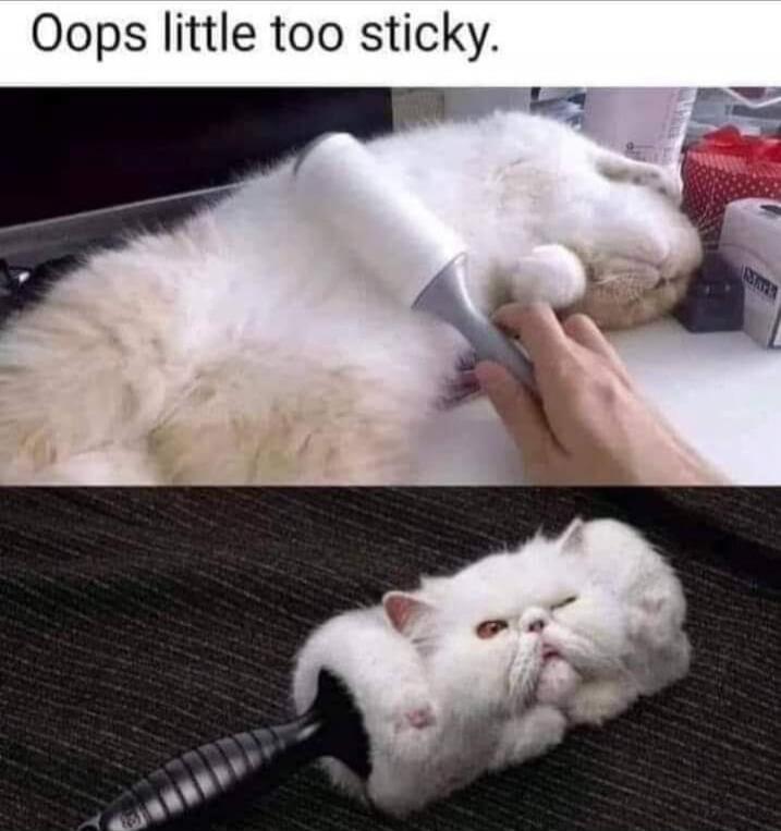 Oops little too sticky.