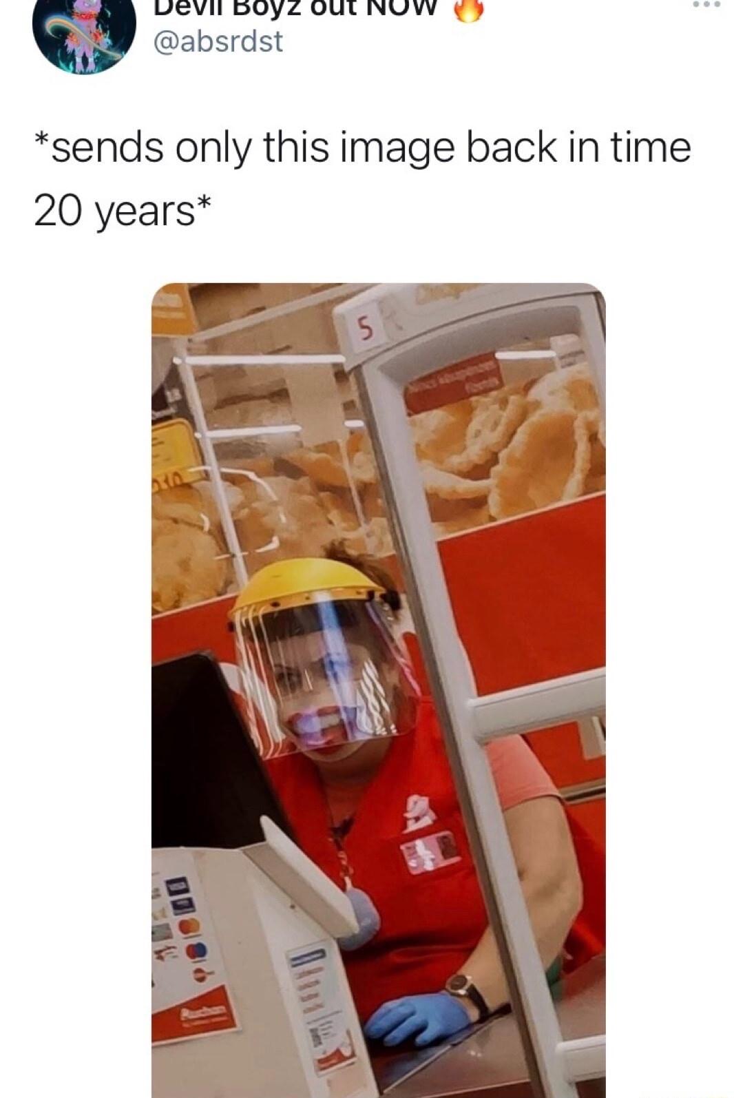 B VeVl DUyL OUl INUVY sends only this image back in time 20 years