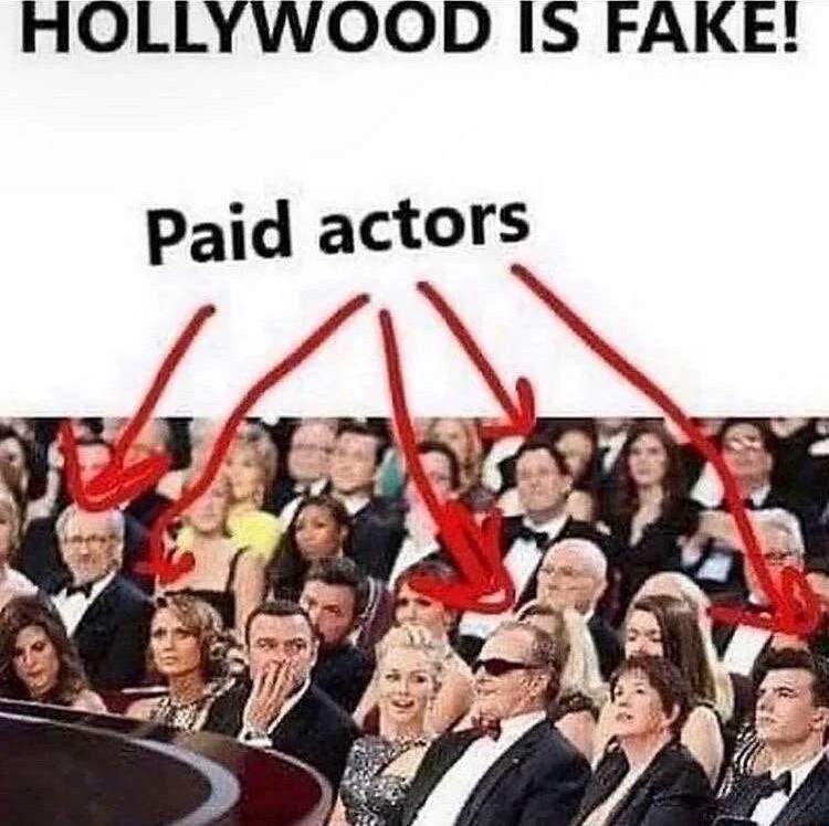 HOLLYWOOD IS5 FAKE Paid actors i