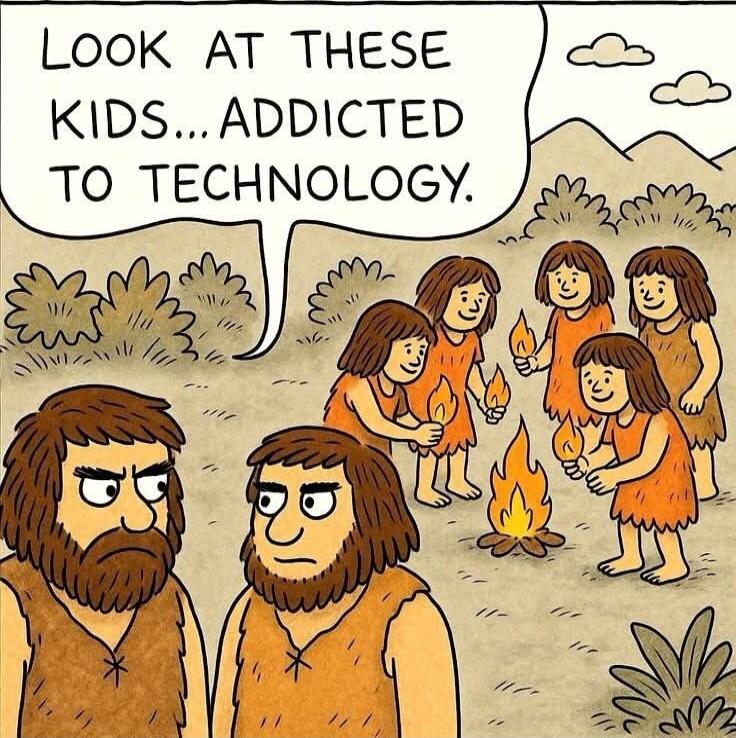 LOOK AT THESE KIDS... ADDICTED TO TECHNOLOGY.