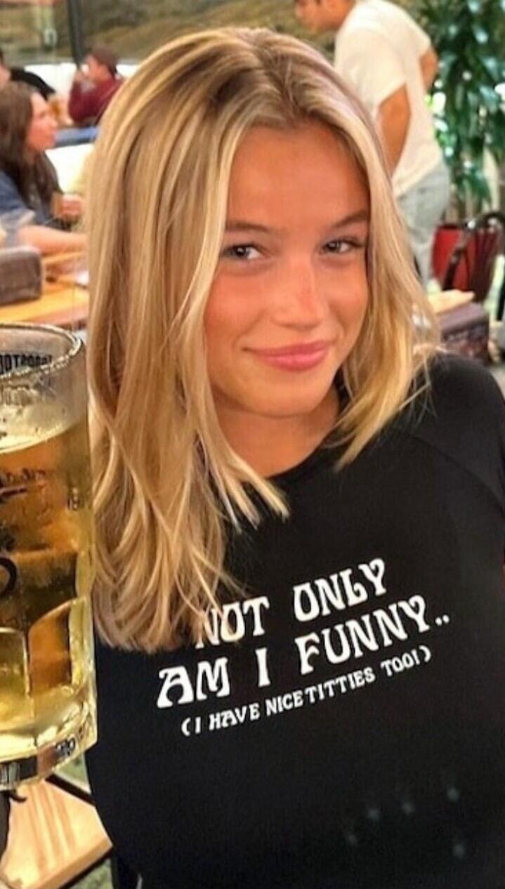 NOT ONLY AM I FUNNY.. ( I HAVE NICE TITTIES TOO )