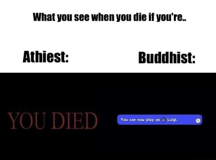 What you see when you die if youre