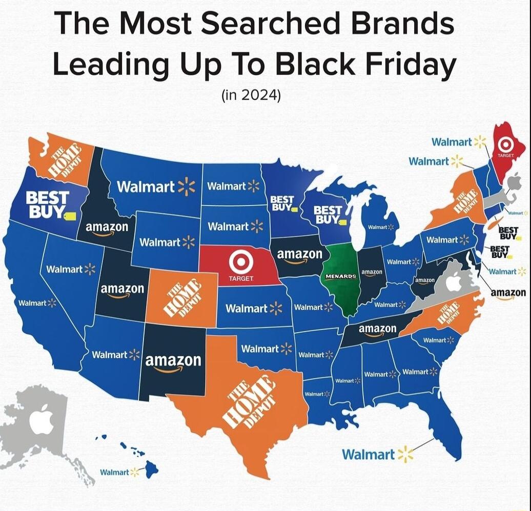 The Most Searched Brands Leading Up To Black Friday in 2024 S Walmart