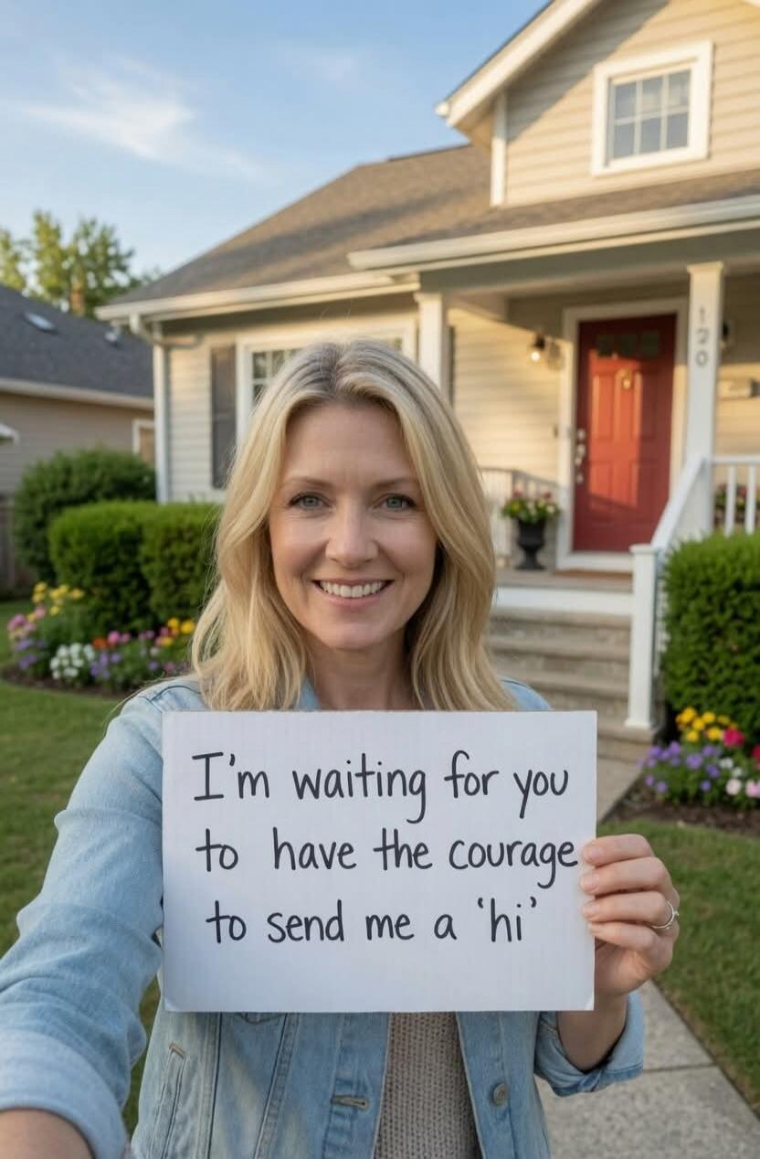 I'm waiting for you to have the courage to send me a 'hi'