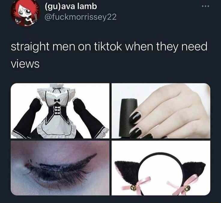 CMEVEIELT Pt fuckmorrissey22 straight men on tiktok when they need W