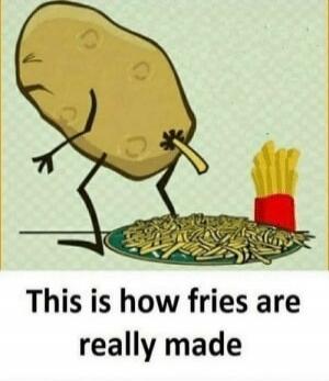 This is how fries are really made