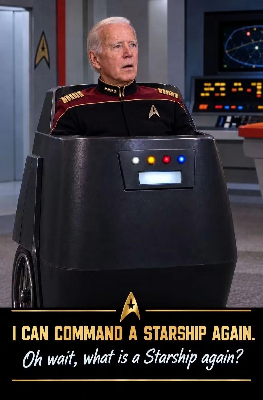 I CAN COMMAND A STARSHIP AGAIN. Oh wait, what is a Starship again?