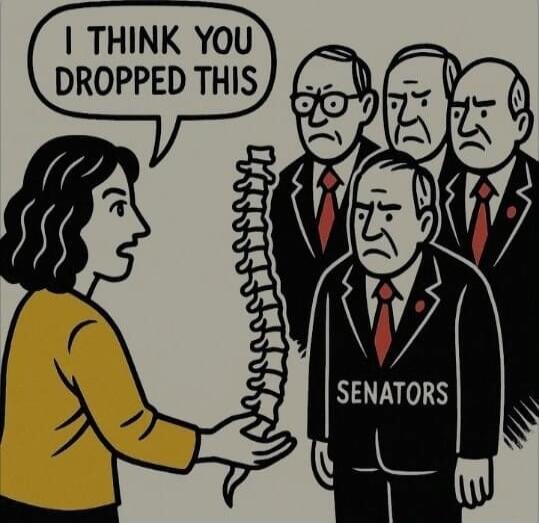 I THINK YOU DROPPED THIS
SENATORS