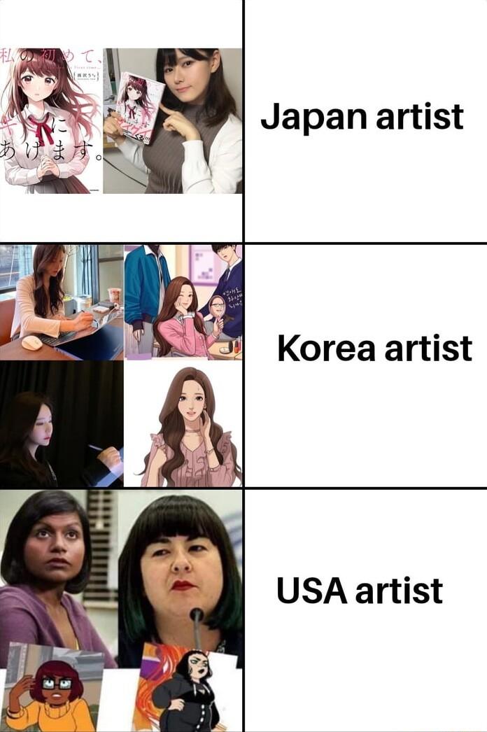 sgiq Japan artist b2 A Korea artist USA artist