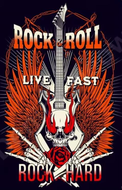 ROCK & ROLL LIVE FAST ROCK HARD