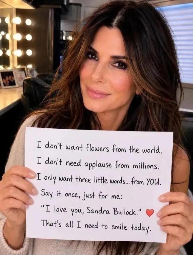 I don't want flowers from the world. I don't need applause from millions. I only want three little words... from YOU. Say it once, just for me: 