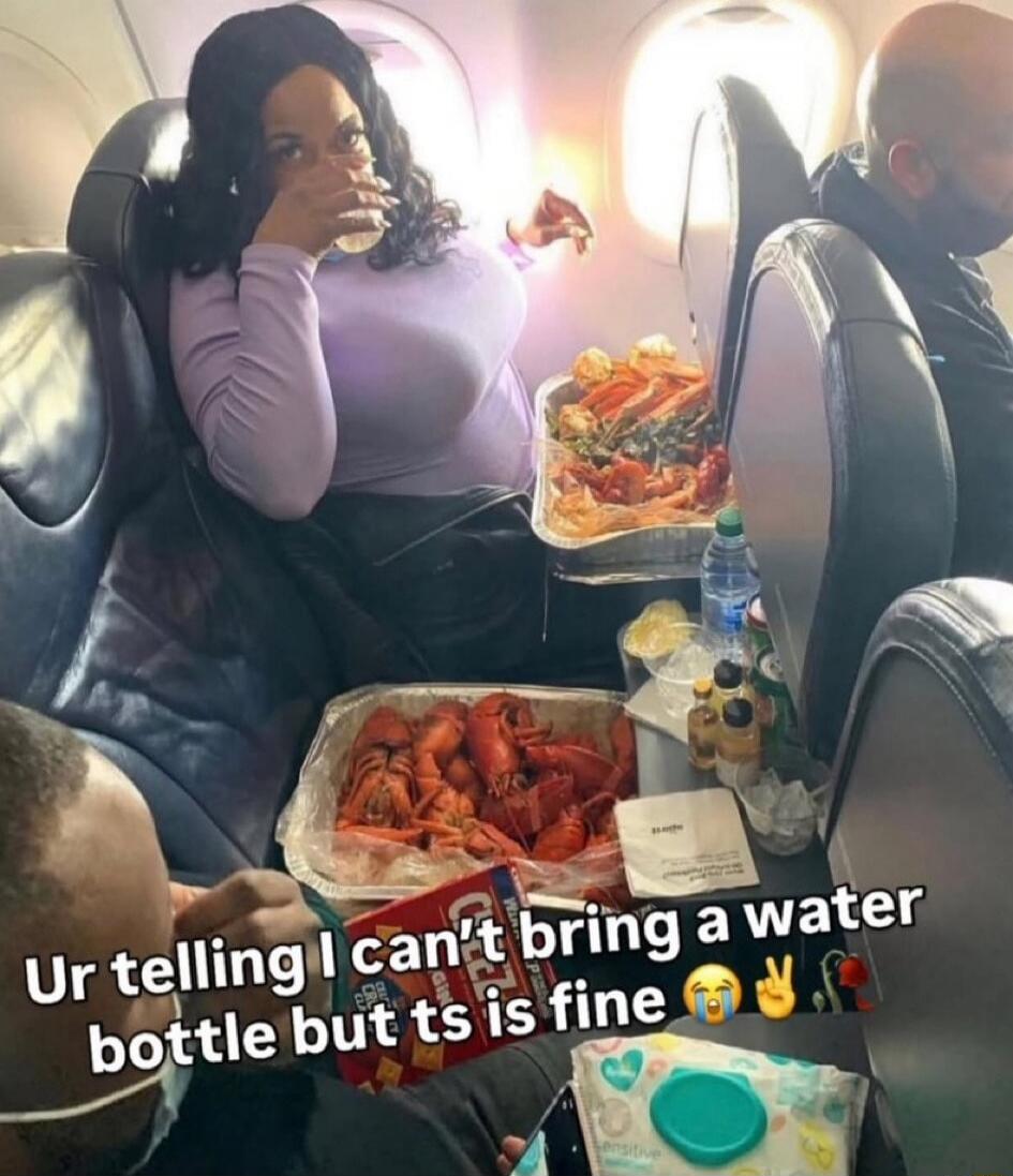 Ur telling I can't bring bottle but ts is fine