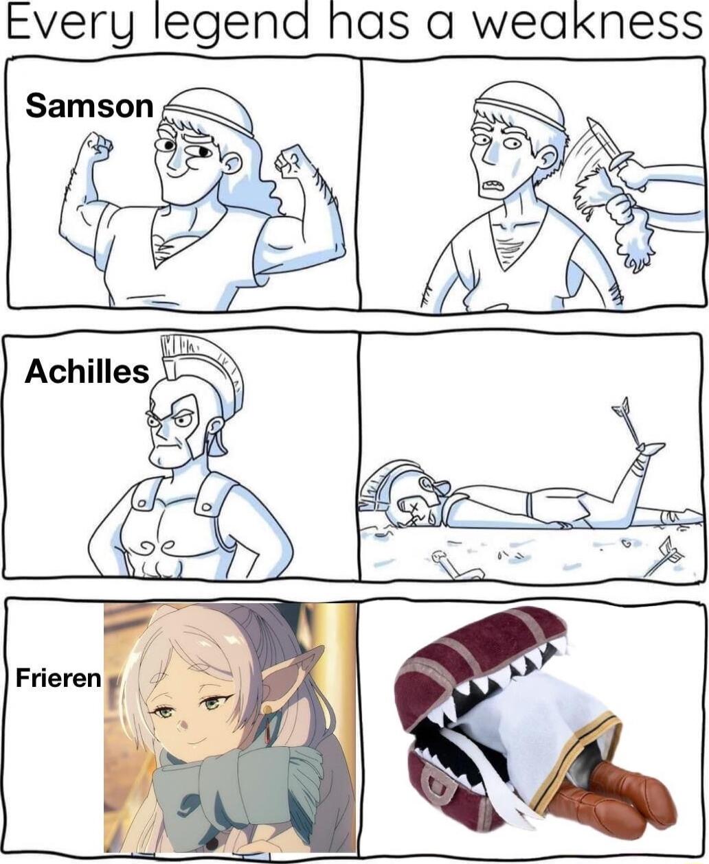Every legend has a weakness