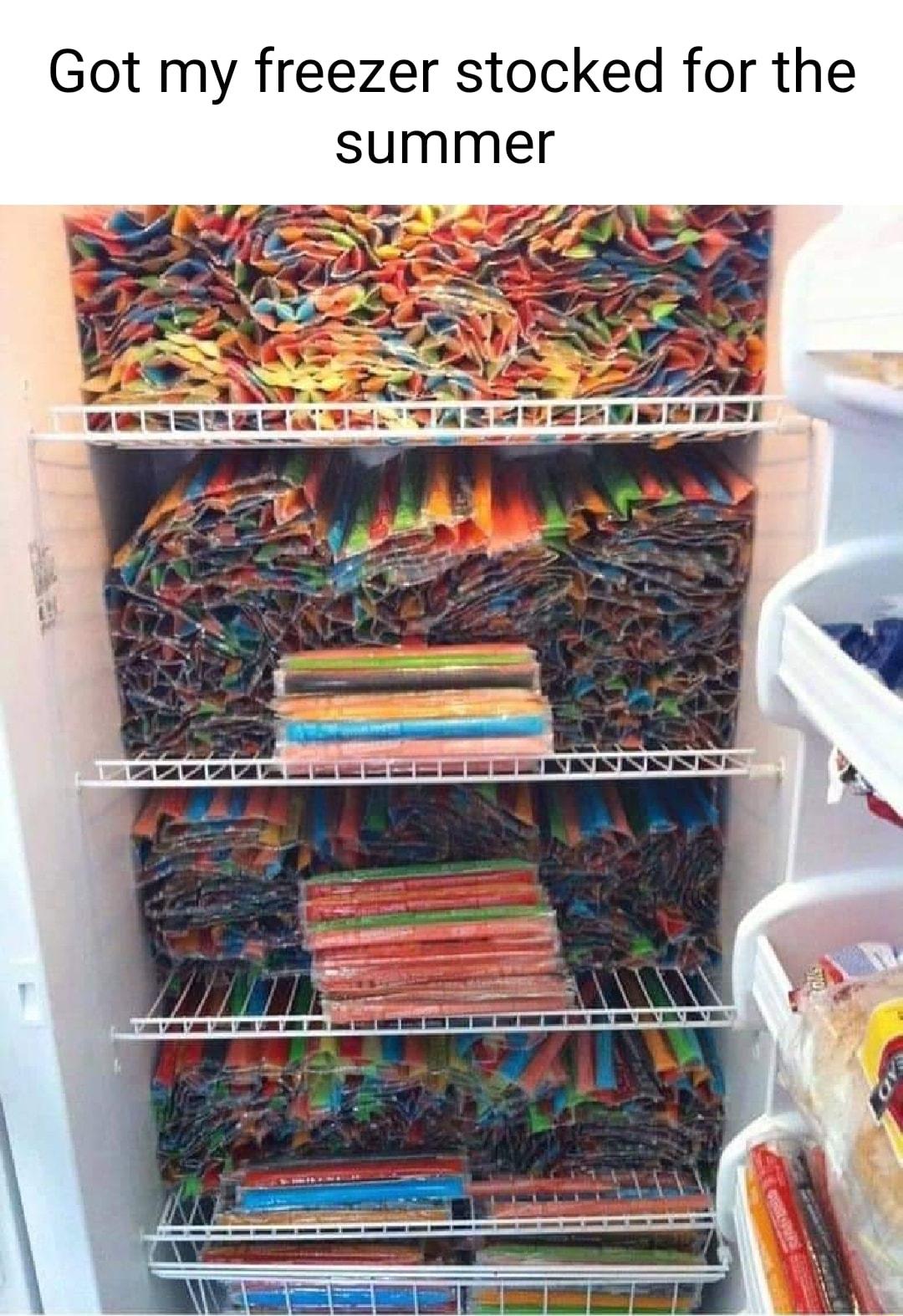 Got my freezer stocked for the summer