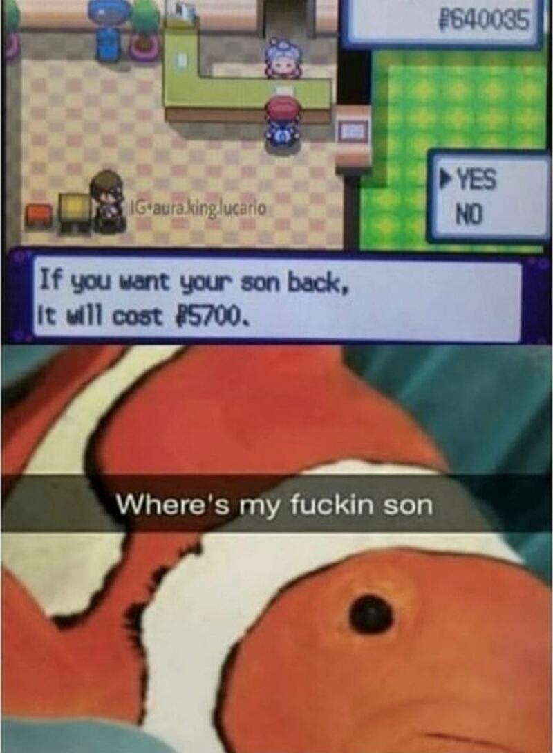 If you want your son back, It will cost ₱5700.
Where's my fuckin son