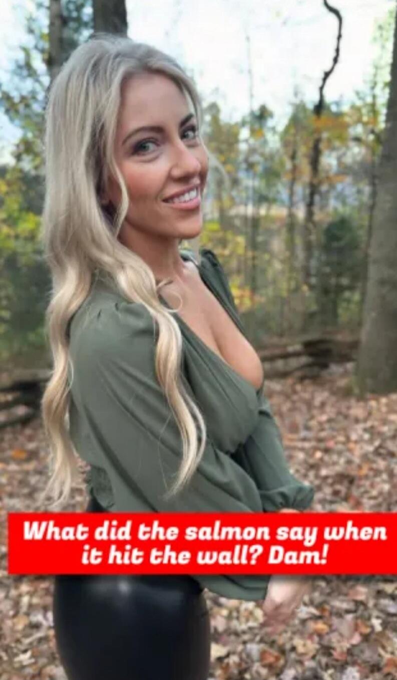 What did the salmon say when it hit the wall? Dam!