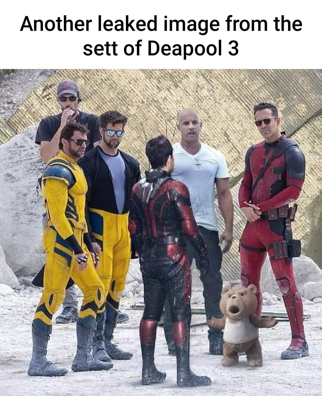 Another leaked image from the sett of Deapool 3