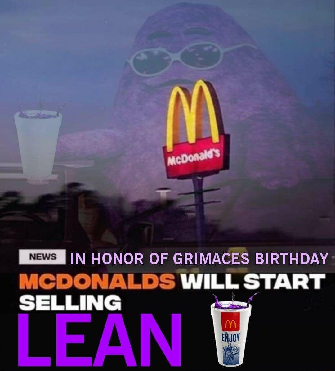 news JIVETOINe Xel GRlMAfB BIRTHDAY MCDONALDS WILL START LEAN