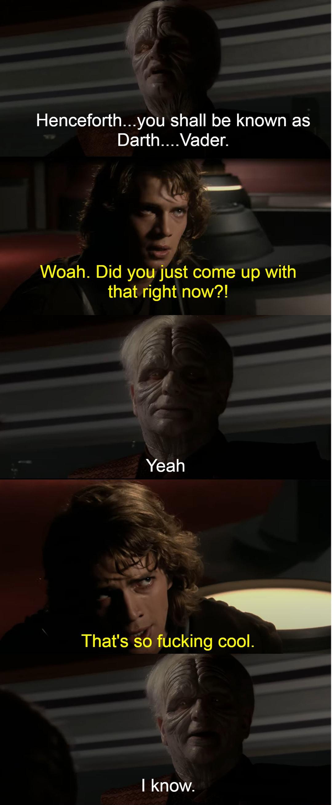 Henceforthyou shall be known as DL GEVET T Woah Did you just come up with that right now L Thats so fucking cool i know