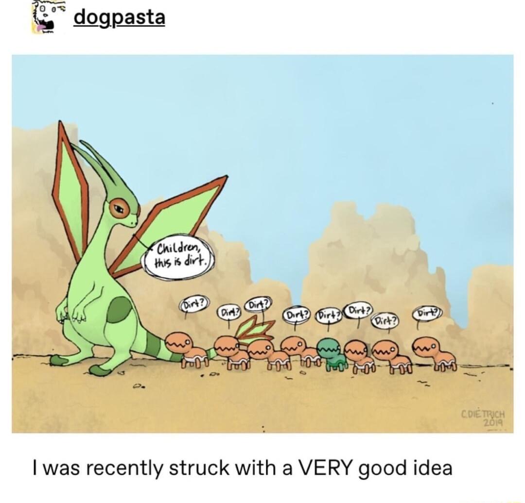 was recently struck with a VERY good idea