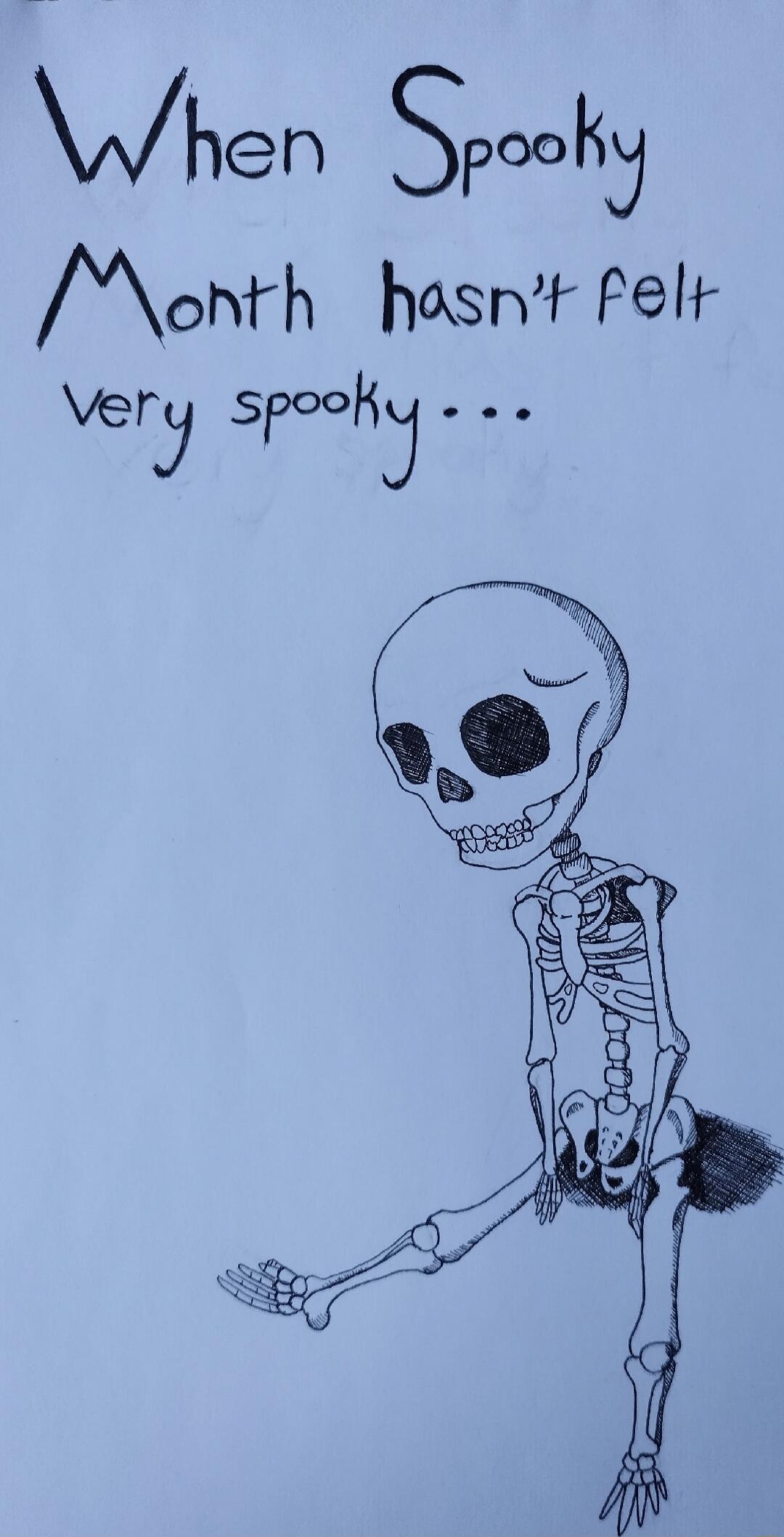When Spooky Month hasn't felt very spooky ...