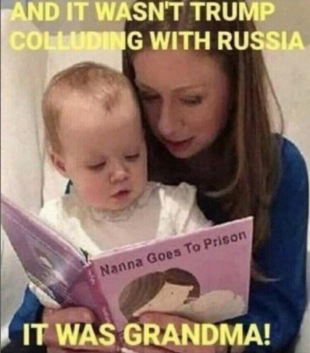AND IT WASN'T TRUMP COLLUDING WITH RUSSIA IT WAS GRANDMA! Nanna Goes To Prison