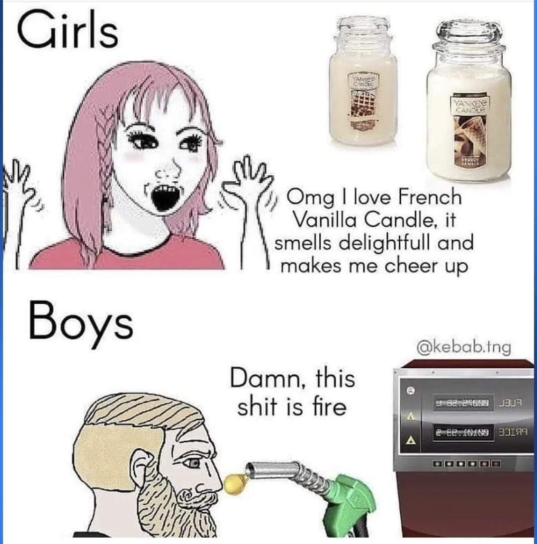 S Omg I love French Vanilla Candle it smells delightfull and makes me cheer up kebabing Damn this shit is fire