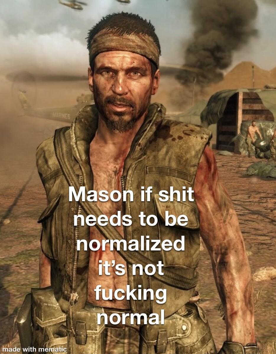 RIS 0 Mason fsht heeds to o2 normalized its not L L7 TuCking W l hormaba i u LR