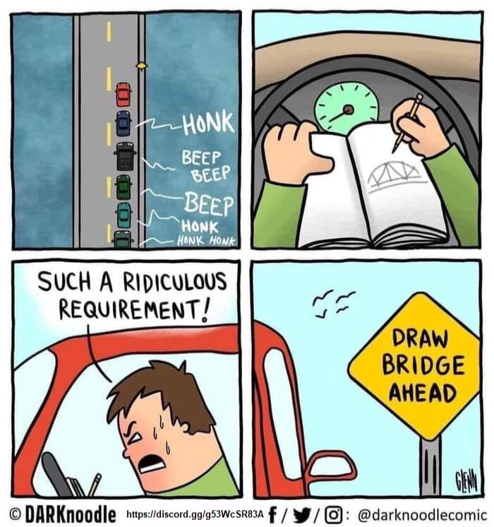 SUCH A RIpICULOUS REQUIREMENT