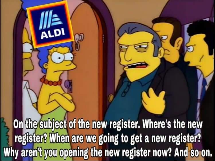 reglster When arelwe going to get anew reglster ULVETE arentt youfopeningthe new register now Andisoon