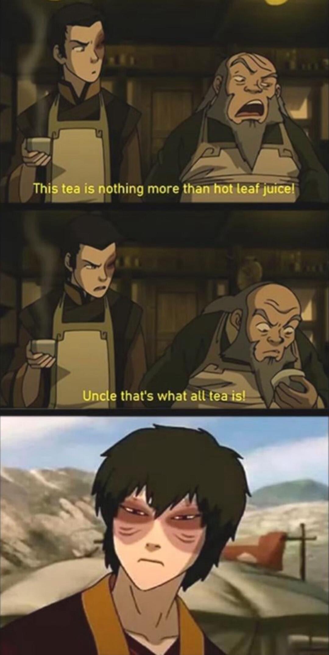 2 Thi teais nothing more thanshotleaf juicel N L1 CRUETERVLFTEN R
