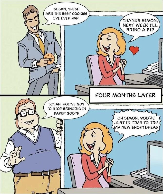 susaN TiHese ARE THe BEST COOKIES FOUR MONTHS LATER SUSAN YOUVE GOT 0 5T0P BRINGING IN OH SIMON YOURE JUST IN TIME TO TRY NEW SHORTBREAD