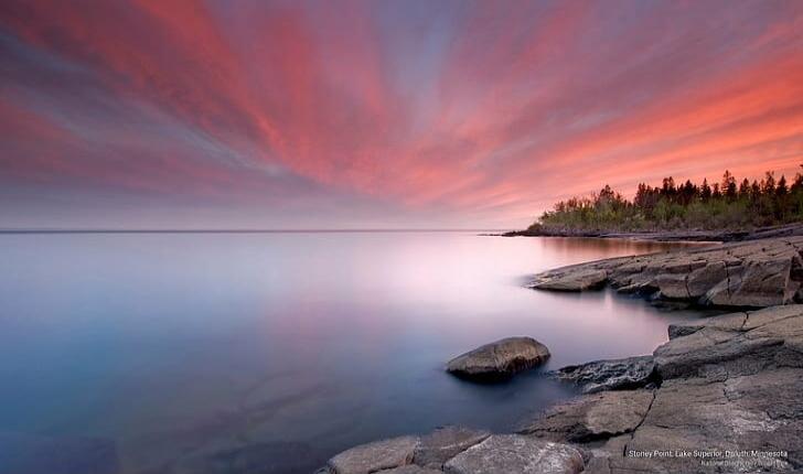 Stoney Point, Lake Superior, Duluth, Minnesota