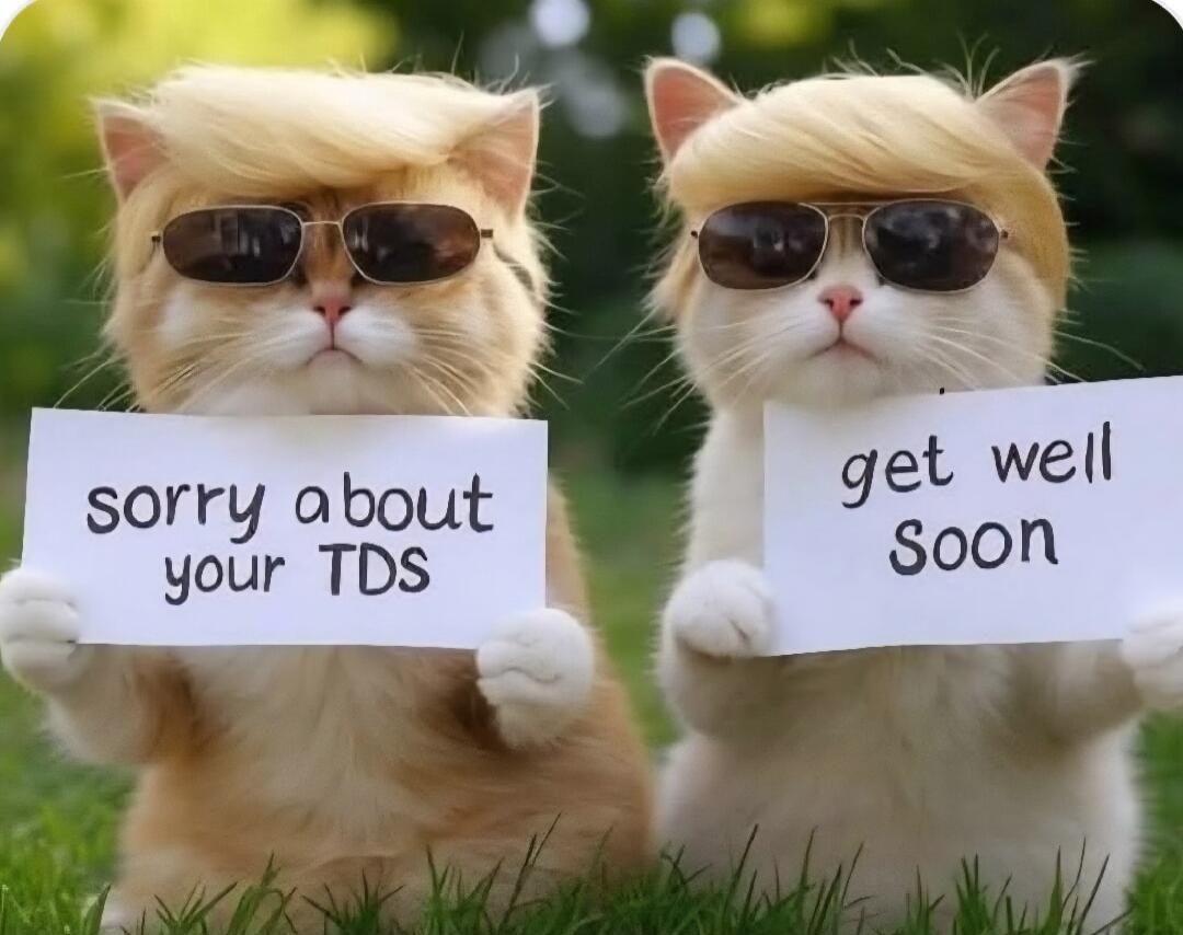 sorry about your TDS
get well soon