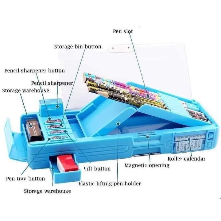 Roller calendar Magnetic opening Lift button Pen iray button Elastic lifting pen holder Storage warehouse
