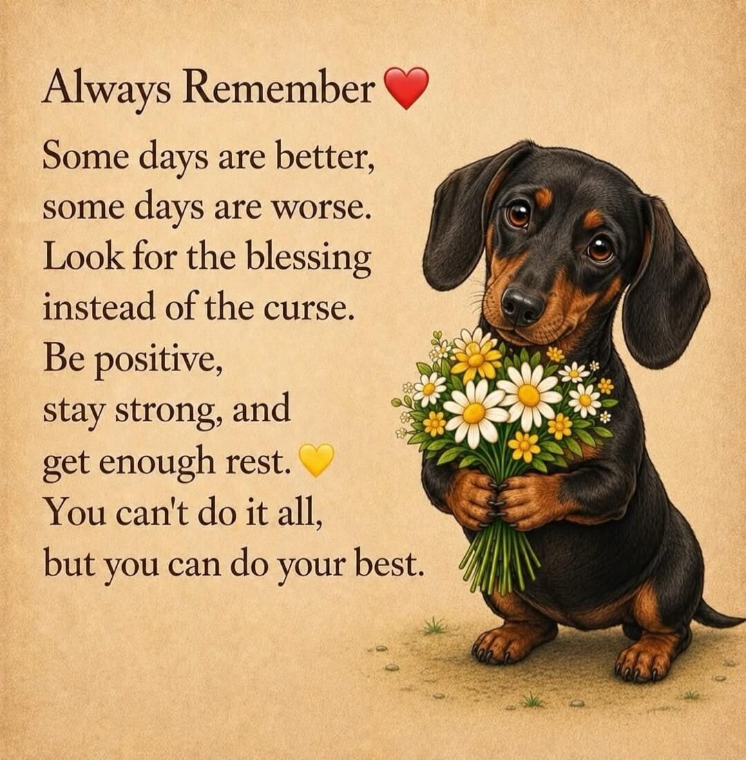 Always Remember ❤️ Some days are better, some days are worse. Look for the blessing instead of the curse. Be positive, stay strong, and get enough rest. 💛 You can't do it all, but you can do your best.