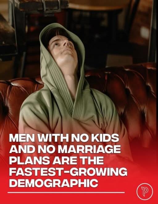 MEN WITH NO KIDS AND NO MARRIAGE PLANS ARE THE FASTEST-GROWING DEMOGRAPHIC