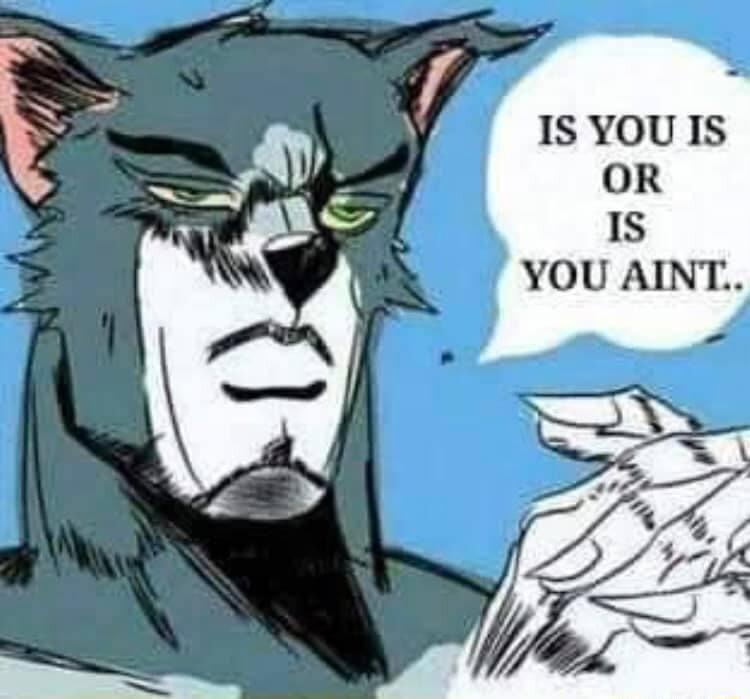 ISYOU IS OR IS YOU AINT