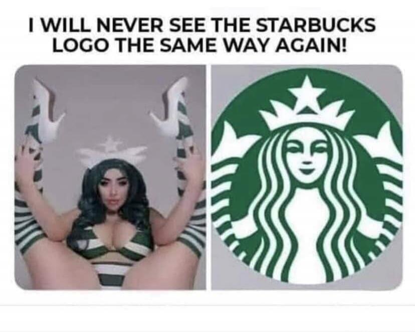 I WILL NEVER SEE THE STARBUCKS LOGO THE SAME WAY AGAIN!